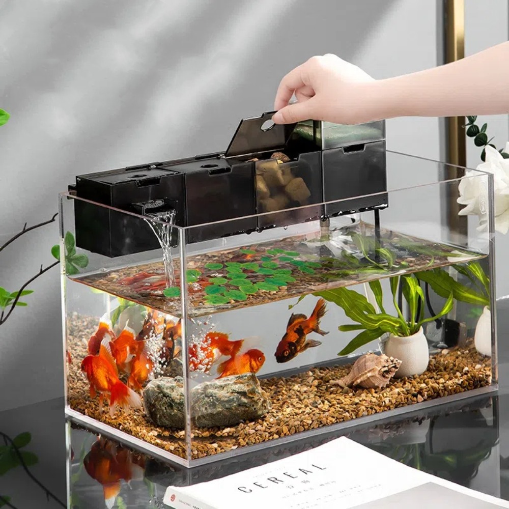 Marine Aquarium Overflow Box - Многофункциональный внешний фильтр для аквариума 3-в-1: