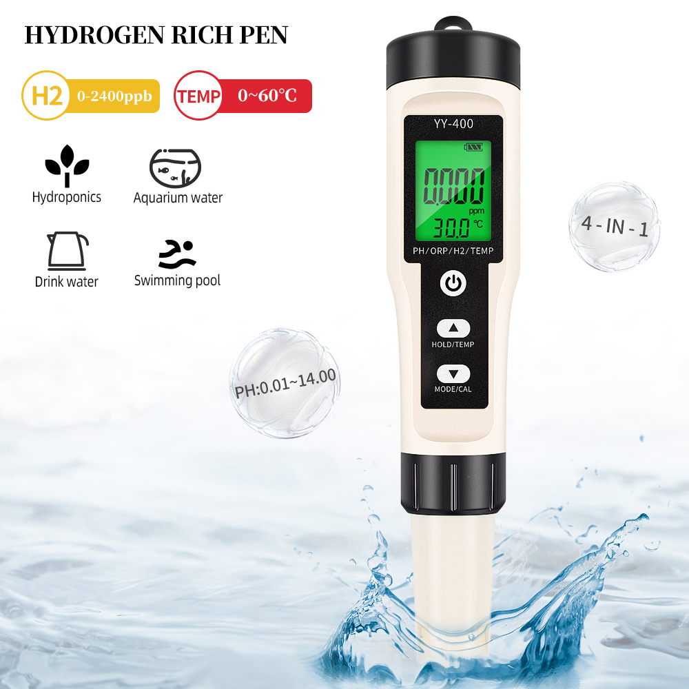 Marine Aquarium Water Analyzer - 4/3/2 в 1, дополнительный измеритель температуры