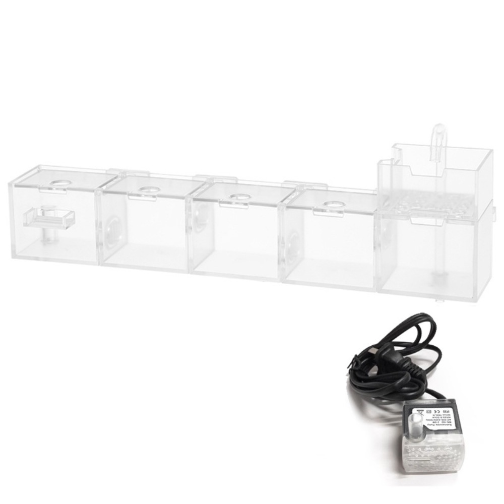 Marine Aquarium Overflow Box - Внешний аквариумный фильтр «три в одном»,