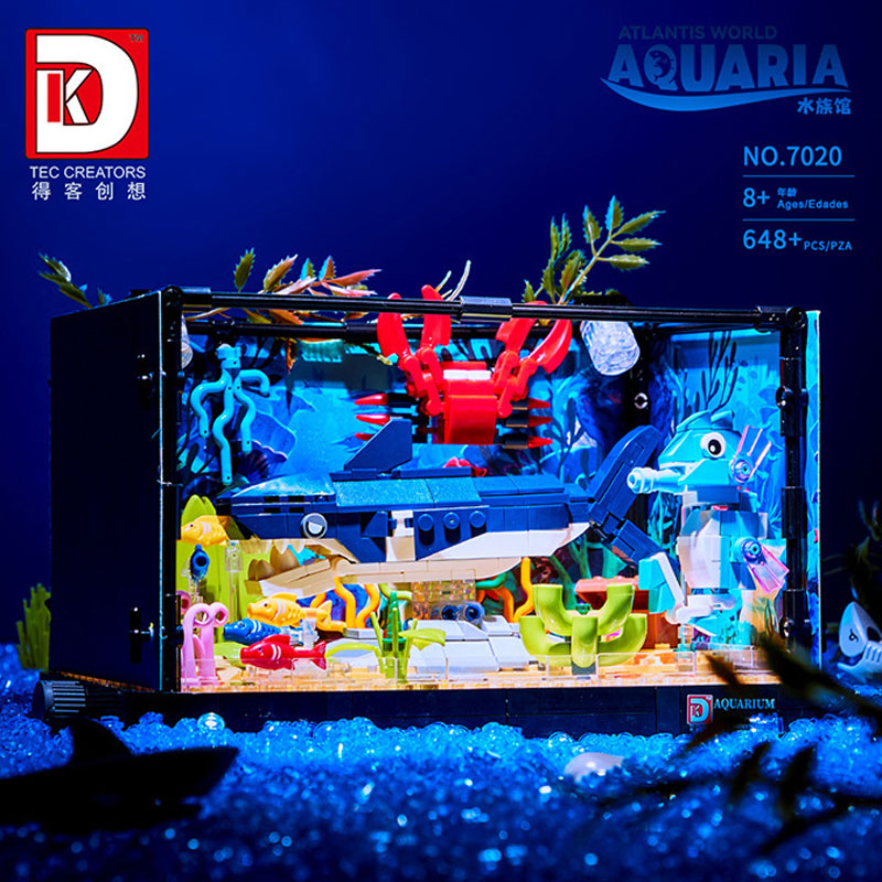 648 шт., экзосистема акулы, та – обзор и цена Aquarium Marine World