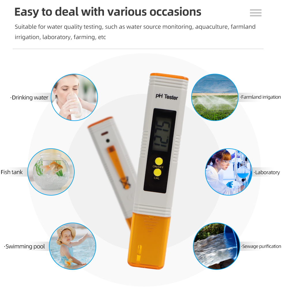 Цифровой pH-метр-ручка для тес – обзор и цена Marine Aquarium Water Analyzer