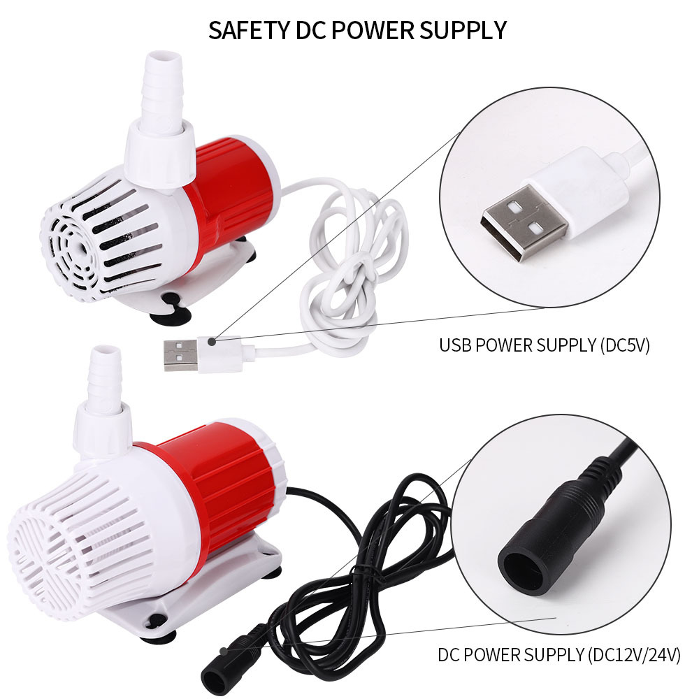 Бесшумный погружной насос для  – обзор и цена Marine Aquarium Dc Pump
