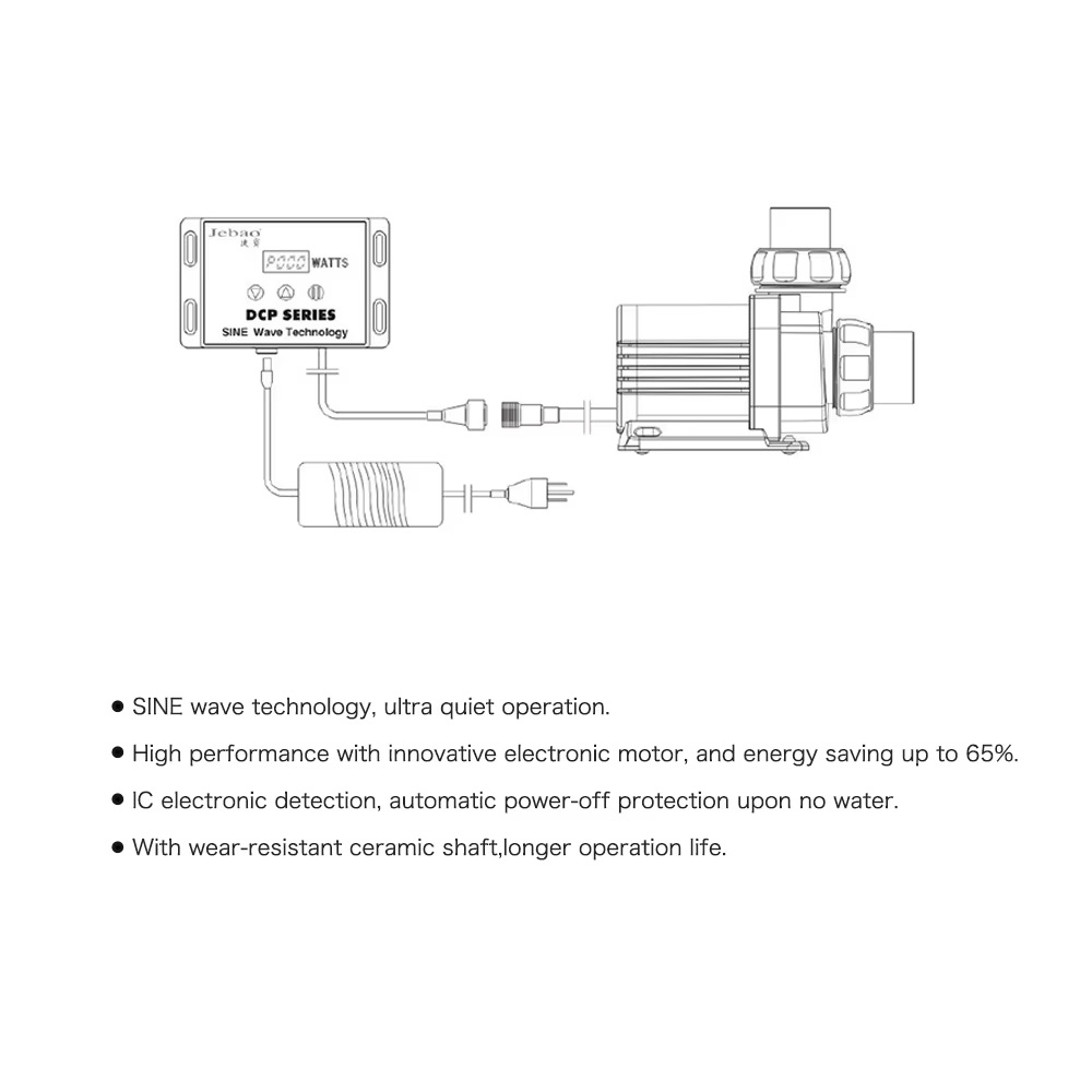 Погружной насос JEBAO DCP Seri – обзор и цена Marine Aquarium Dc Pump