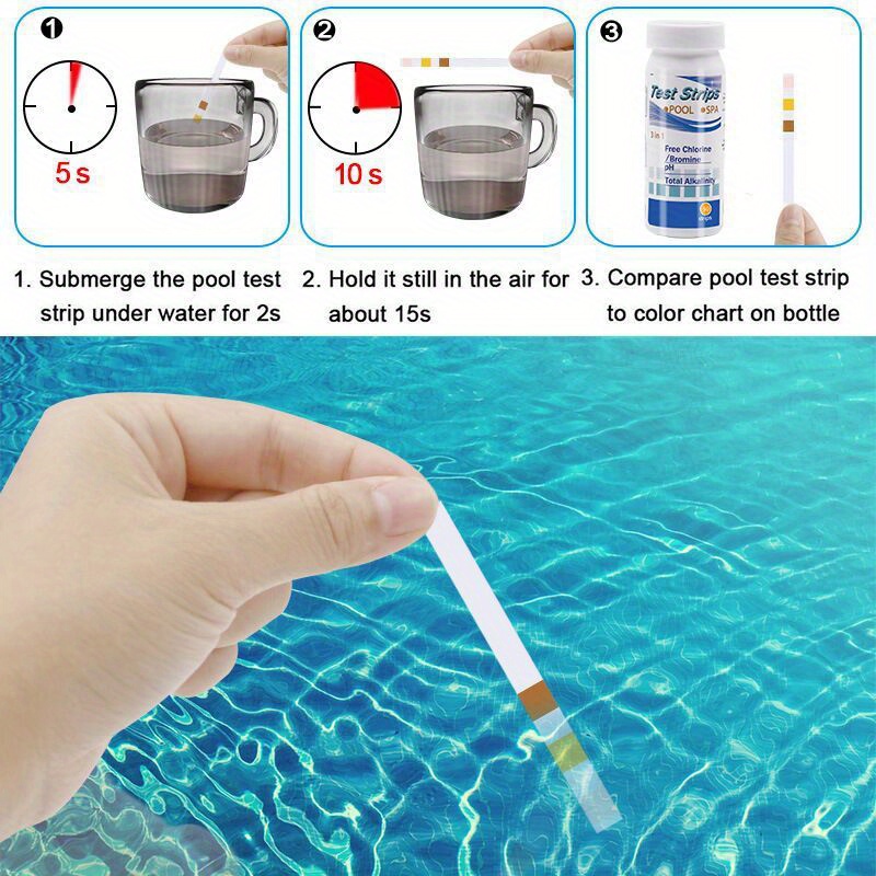 Тест-полоски для хлора PH, спа – обзор и цена Marine Aquarium Water Analyzer