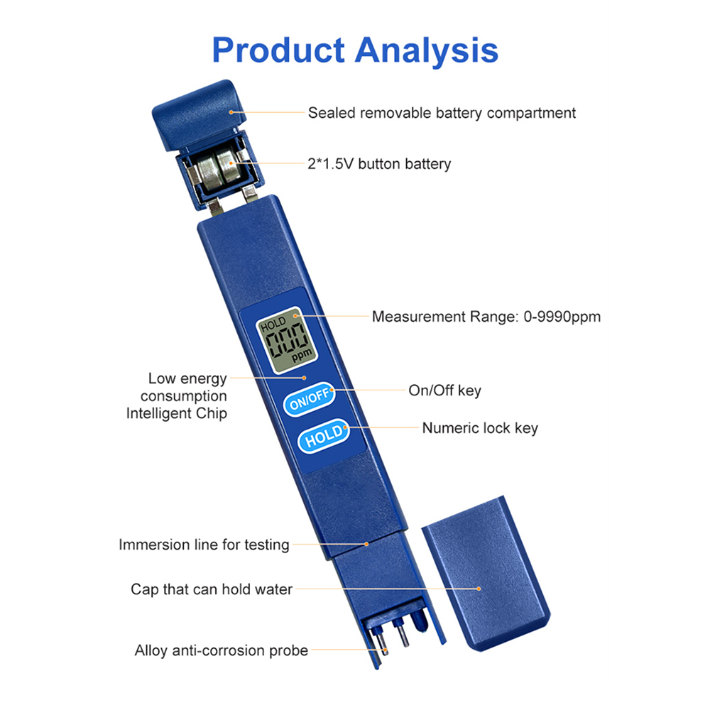 Цифровой измеритель TDS и pH д – обзор и цена Marine Aquarium Water Analyzer